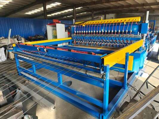 Rebar Diameter 5-12mm Mesh Width 2.4m Rebar Steel Wire Mesh Welding Machine