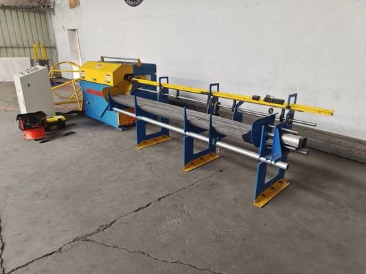 เหล็กเส้นขนาด 3-8 มม. เครื่องยืดและตัดลวดยาว 6m